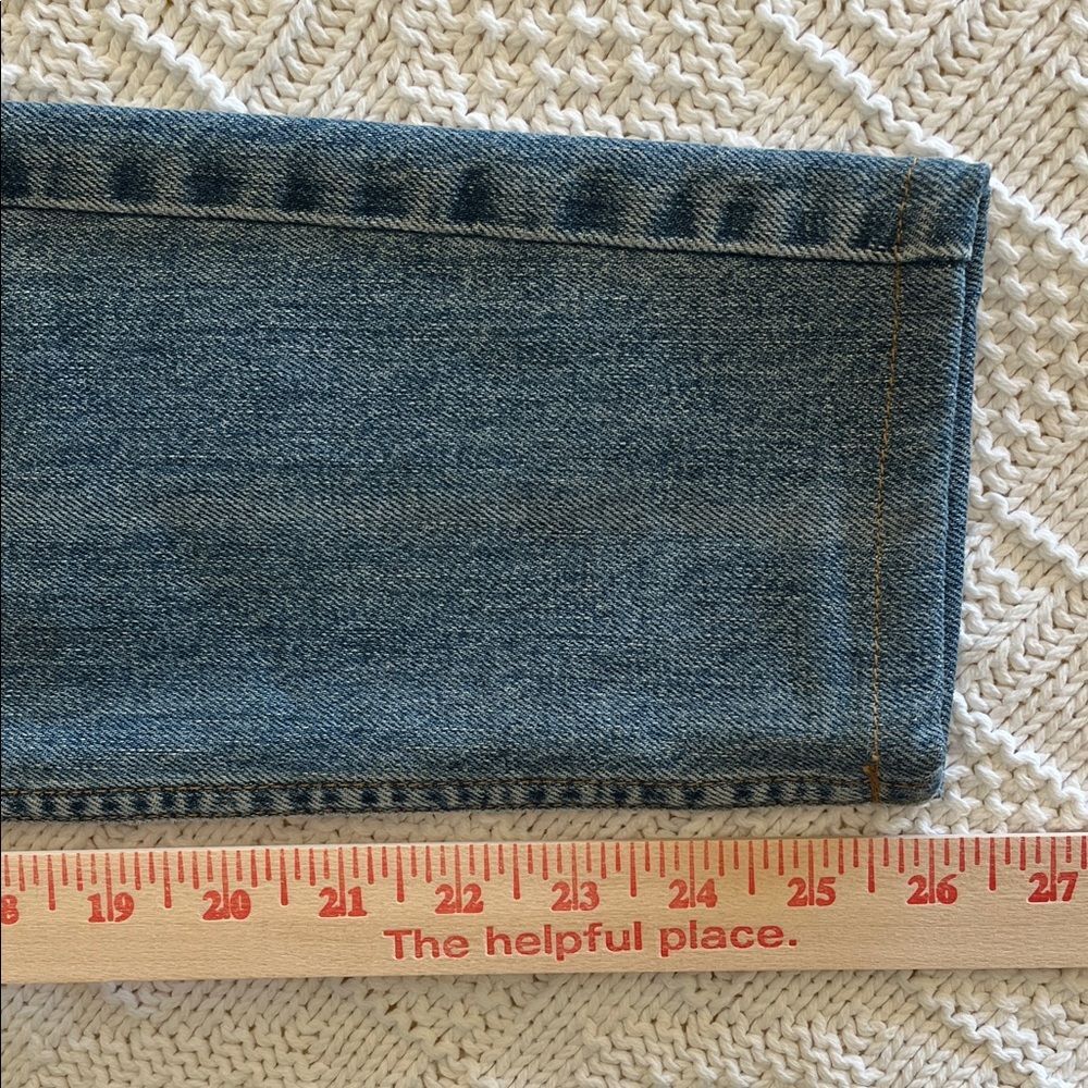 Re/Done Originals High Rise Stretch 2017 Dark Wash Sz 24 - Picture 4 of 10